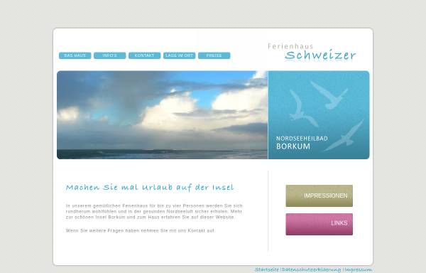 Vorschau von www.aswe.de, Ferienhaus Schweizer