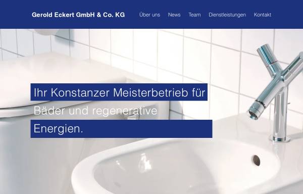 Vorschau von www.eckert-badstudio.de, Gerold Eckert Sanitär und Gasheizungen