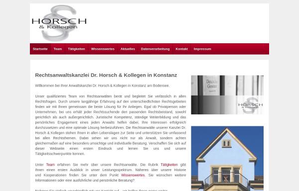 Vorschau von www.horsch-kollegen.de, Rechtsanwälte Dr.Horsch und Kollegen