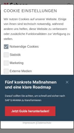 Vorschau der mobilen Webseite www.ids-scheer.de, IDS Scheer AG