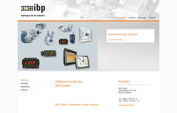 Vorschau von www.ibp-gmbh.de, IBP GmbH