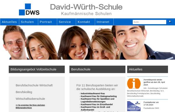 Vorschau von www.dws-vs.de, David-Würth-Schule