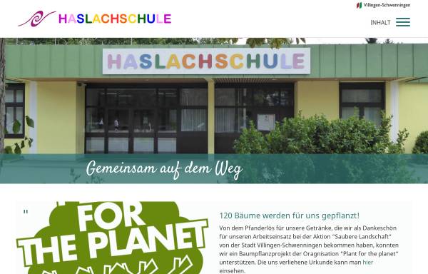 Vorschau von www.haslachschule.de, Haslachschule