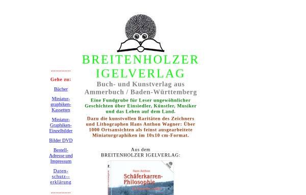 Vorschau von www.breitenholzer-igelverlag.de, Breitenholzer Igelverlag