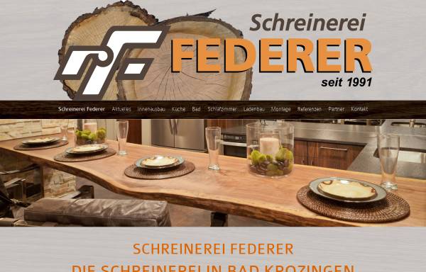 Vorschau von www.schreinerei-federer-freiburg.de, Schreinerei Federer