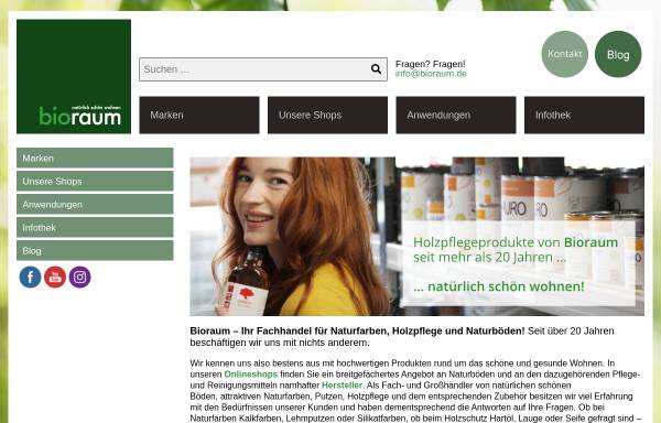Vorschau von www.bioraum.de, Bioraum Bodenbeläge