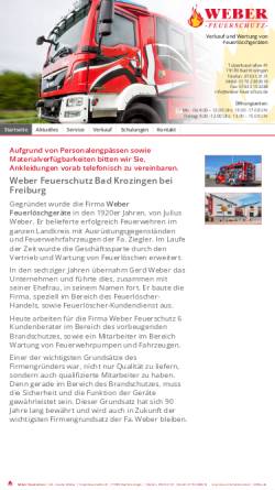 Vorschau der mobilen Webseite www.weber-feuerschutz.de, Weber Feuerschutz