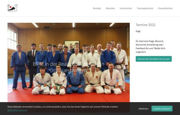 Vorschau von www.judo-donau.de, Judo Verein e.V.