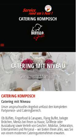 Vorschau der mobilen Webseite www.catering-komposch.de, Catering Komposch