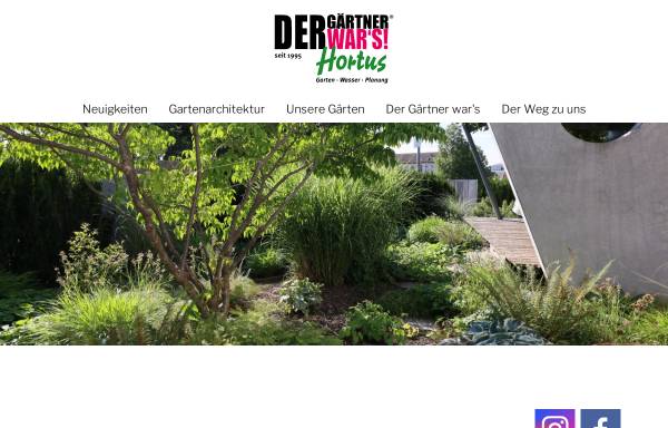 Vorschau von www.hortus-der-garten.de, Hortus Garten- und Landschaftsbau