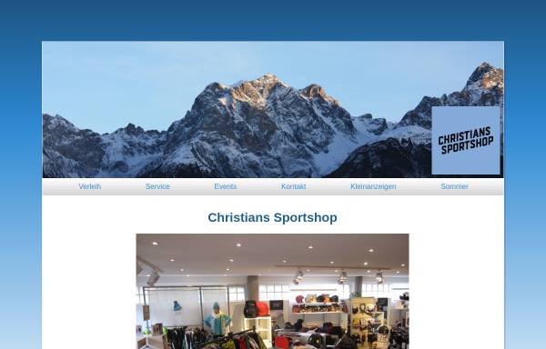 Vorschau von www.christians-sportshop.de, Christians Shortshop