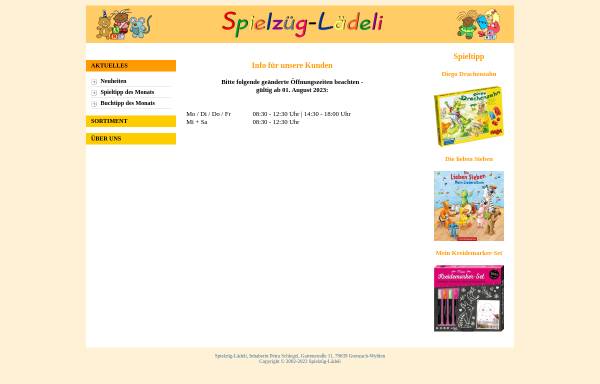 Vorschau von www.spielzueglaedeli.de, Spielzüg-Lädeli