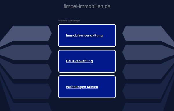Vorschau von www.fimpel-immobilien.de, Immobilien Fimpel