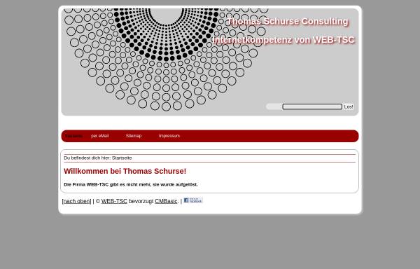 Vorschau von www.web-tsc.de, WEB-TSC Thomas Schurse Consulting