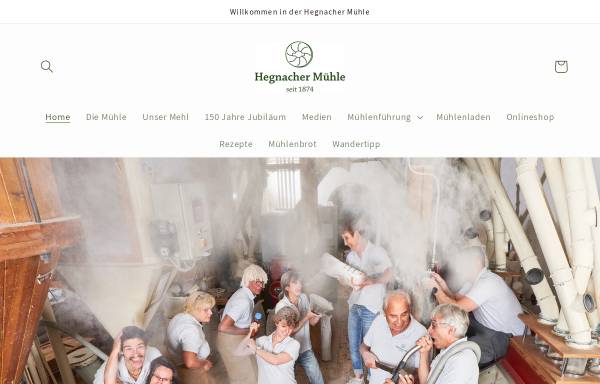 Vorschau von www.hegnachermuehle.de, Hegnacher Mühle