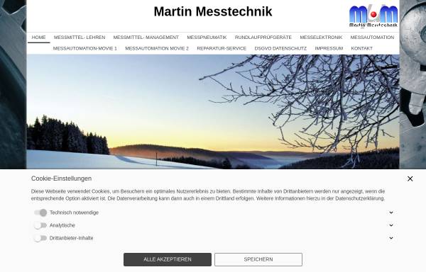 Vorschau von www.martin-messtechnik.de, Martin Messtechnik
