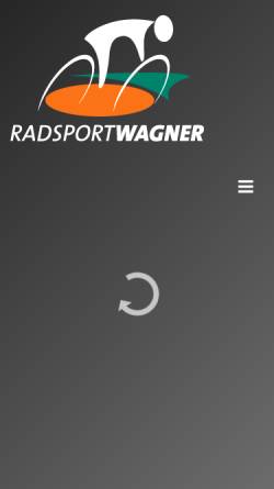 Vorschau der mobilen Webseite radsport-wagner.de, Radsport Wagner