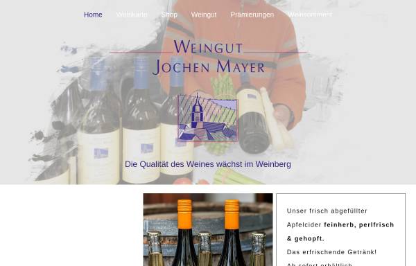 Vorschau von www.weingut-jochen-mayer.de, Weingut Jochen Mayer