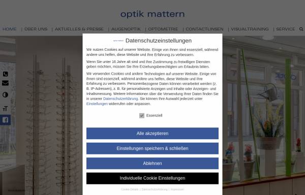 Vorschau von www.optik-mattern.de, Optik Mattern
