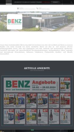 Vorschau der mobilen Webseite www.orterer.de, Benz Wein- und Getränkemärkte GmbH