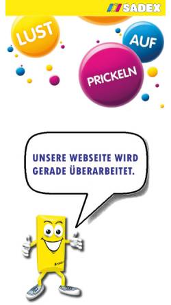Vorschau der mobilen Webseite www.sadex.de, SADEX Zuckerwarenfabrik GmbH