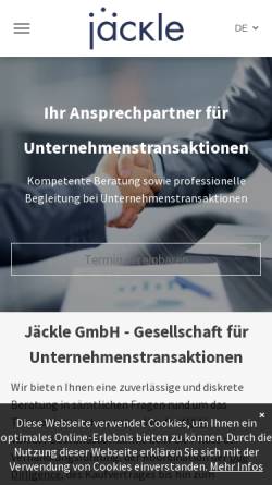 Vorschau der mobilen Webseite www.jaeckle.biz, Jaeckle
