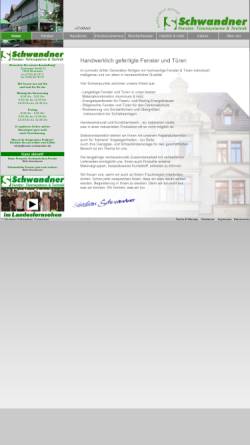 Vorschau der mobilen Webseite www.fenster-schwandner.de, Fenster Schwandner