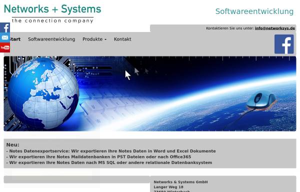 Vorschau von www.networksys.de, Networks und Systems