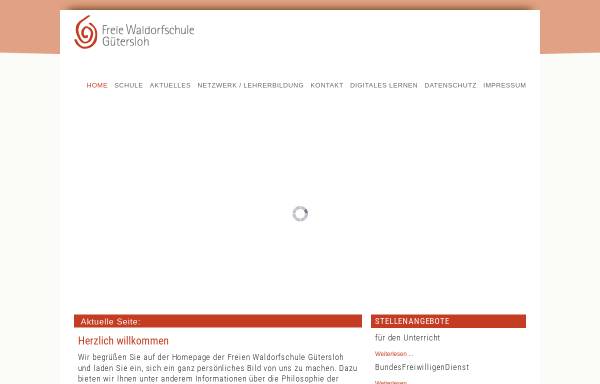 Vorschau von www.waldorf-guetersloh.de, Freie Waldorfschule Gütersloh