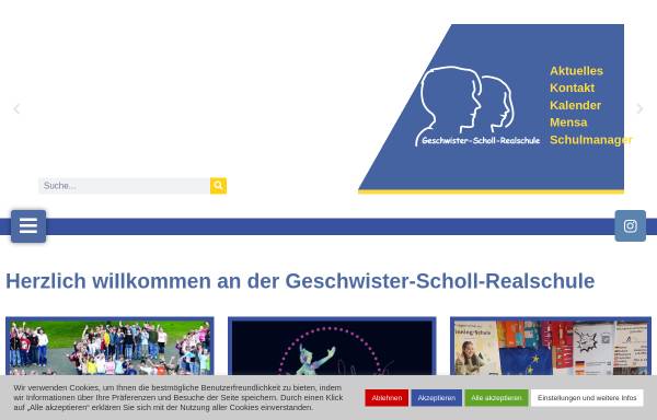 Vorschau von www.rsgss.schulen-gt.de, Geschwister-Scholl-Schule Gütersloh