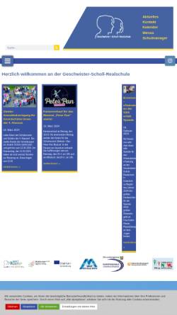 Vorschau der mobilen Webseite www.rsgss.schulen-gt.de, Geschwister-Scholl-Schule Gütersloh