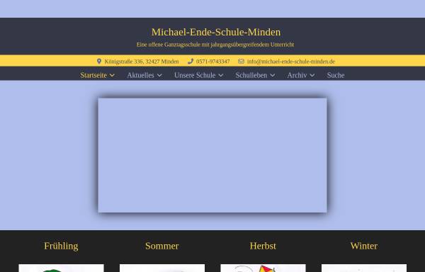 Vorschau von www.michael-ende-schule-minden.de, Michael-Ende-Schule