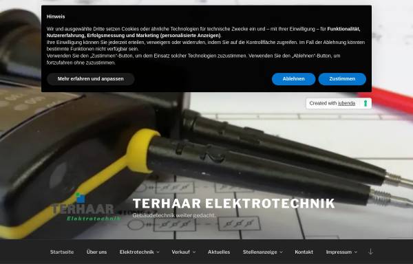 Vorschau von www.terhaar.de, Terhaar Elektrotechnik