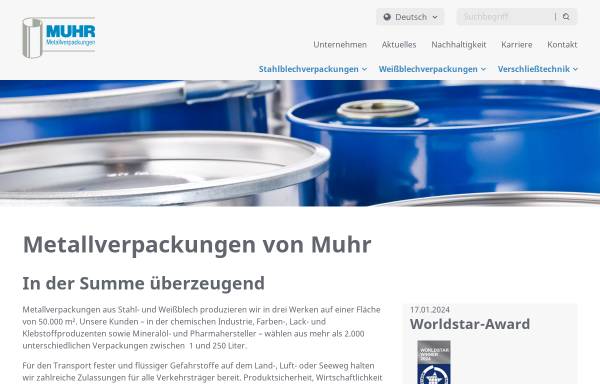 Vorschau von www.muhr-soehne.de, Muhr & Söhne GmbH & Co. KG