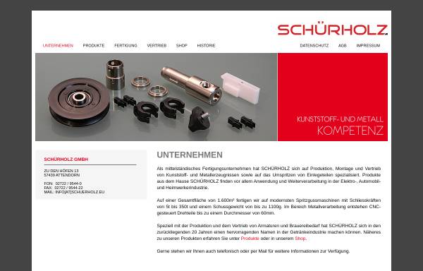 Vorschau von www.schuerholz-gmbh.de, Schürholz GmbH