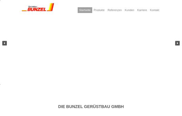 Vorschau von www.geruestbau-bunzel.de, Gerüstbau Bunzel GmbH