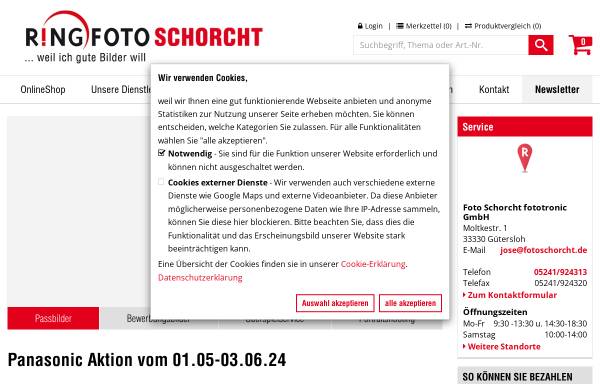 Vorschau von www.foto-schorcht.de, Foto Schorcht GmbH
