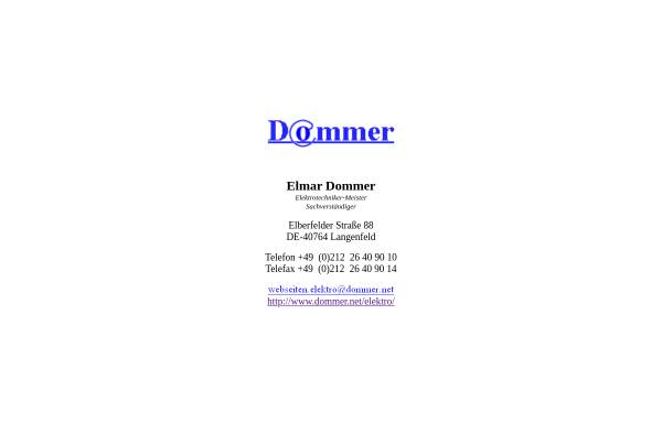Elektro Dommer