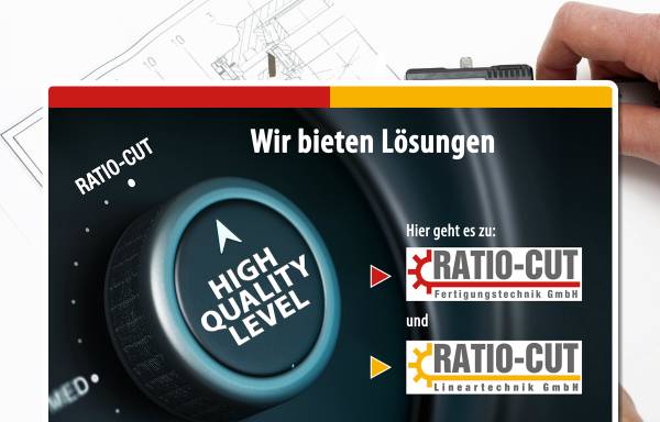 Vorschau von www.ratio-cut.de, Ratio-Cut Fertigungstechnik GmbH