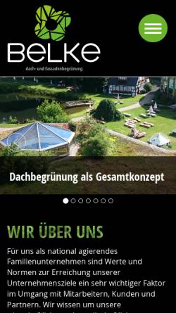 Vorschau der mobilen Webseite www.belke.de, Belke Gartenbau