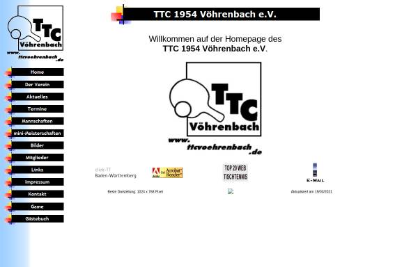 Vorschau von www.ttcvoehrenbach.de, TTC Vöhrenbach