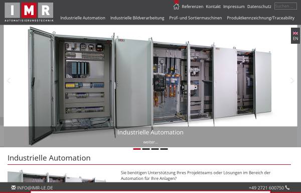 Vorschau von www.imr-le.de, IMR Gesellschaft für Prozeßleit- und Automatisierungstechnik mbH
