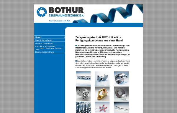 Vorschau von www.b-z-t.de, Bothur Zerspanungtechnik OHG