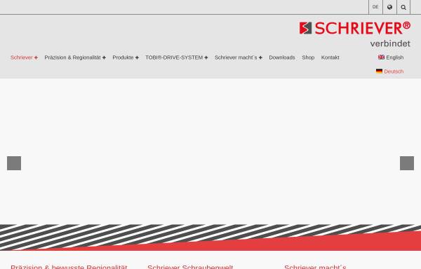 Vorschau von www.schriever-schrauben.de, Hans Schriever GmbH & Co. KG