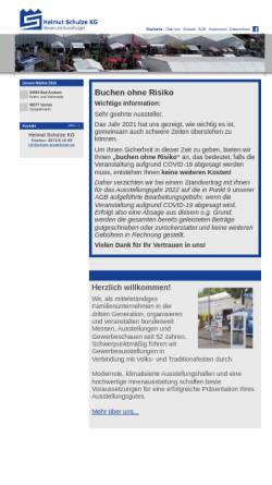 Vorschau der mobilen Webseite www.schulze-ausstellungen.de, Helmut Schulze KG