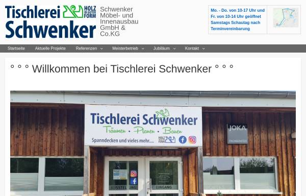 Vorschau von www.schwenker-moebel.de, Schwenker Möbelbau, Inhaber Bernd Osthoff