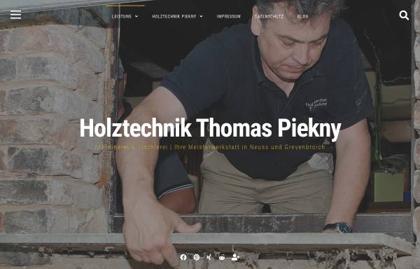 Vorschau von www.holztechnik-piekny.de, Holztechnik Thomas Piekny