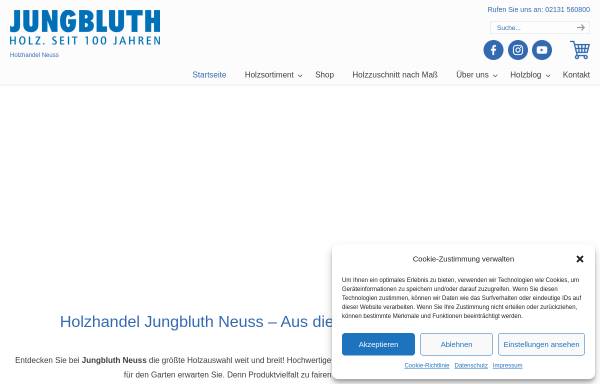 Vorschau von www.jungbluth-holz.de, August Jungbluth GmbH & Co. KG