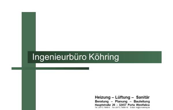 Vorschau von www.ib-koehring.de, Ingenieurbüro Heinz Köhring
