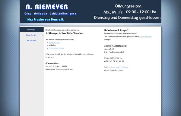 Vorschau von www.riemeyer.de, A. Riemeyer